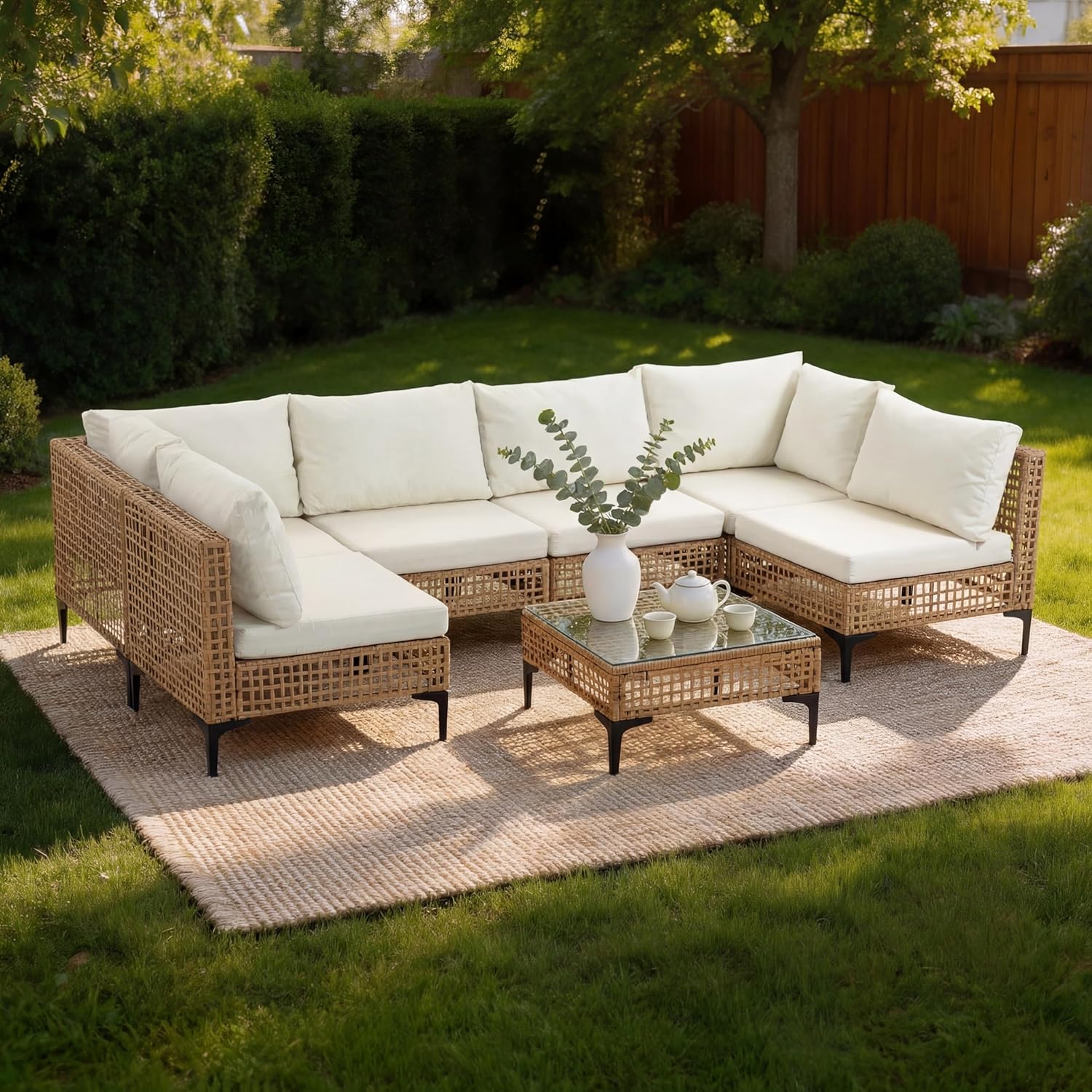 Outdoor Furniture Luxury - Juego de Muebles de Jardín de