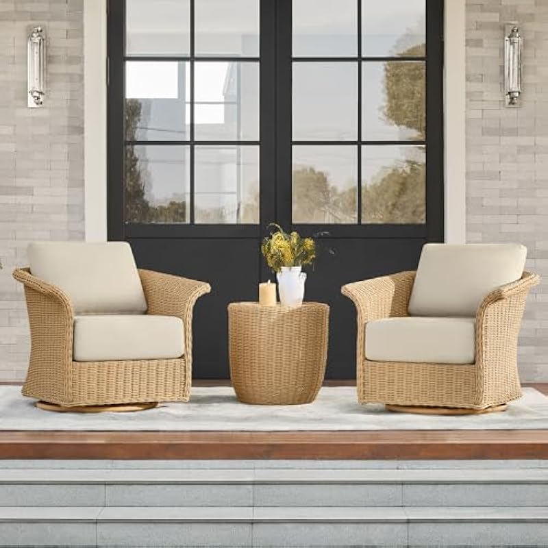 Outdoor Furniture Metal Chairs - Conjunto de 3 piezas para uso