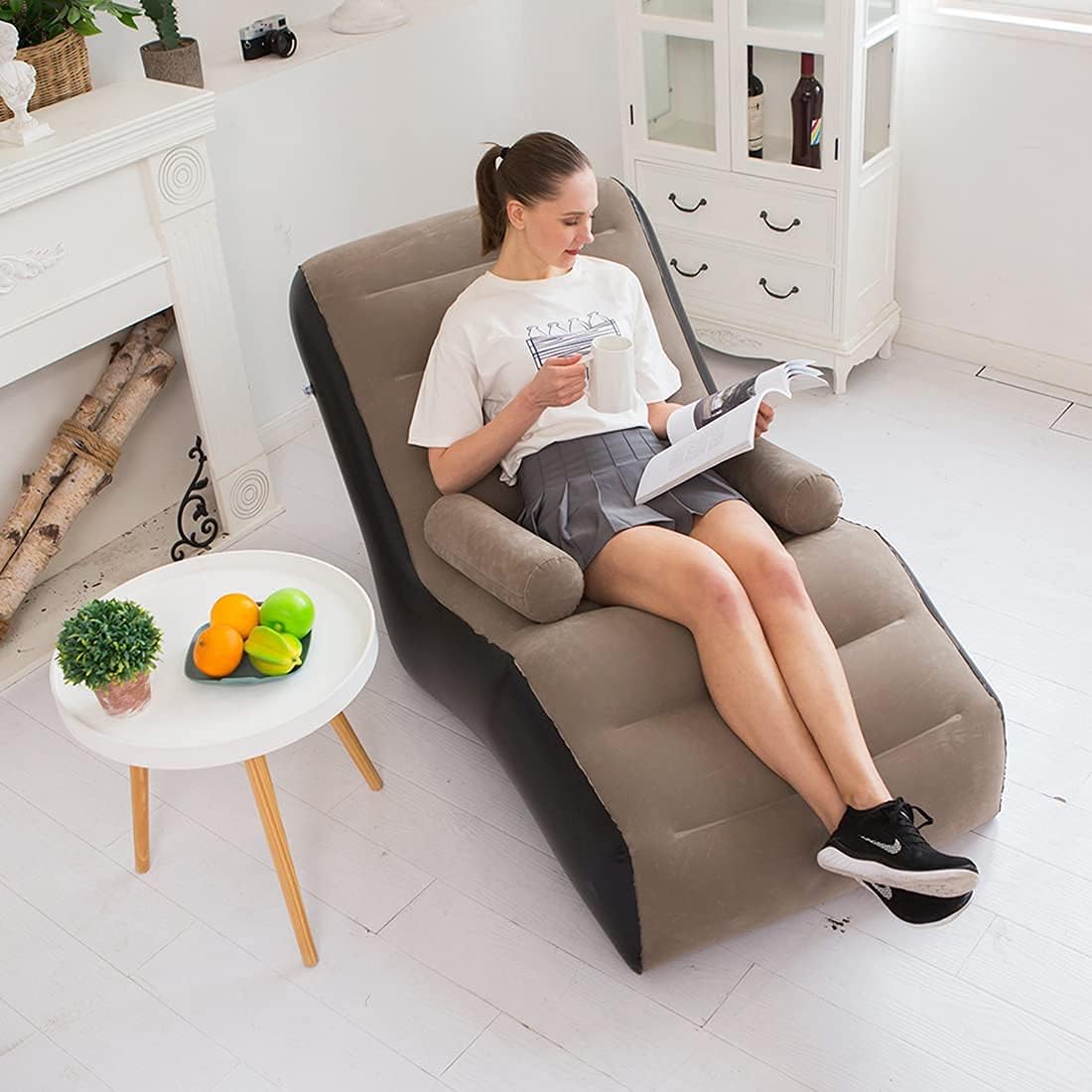 Outdoor Daybed Furniture - Sofá perezoso plegable, sillón inflable con