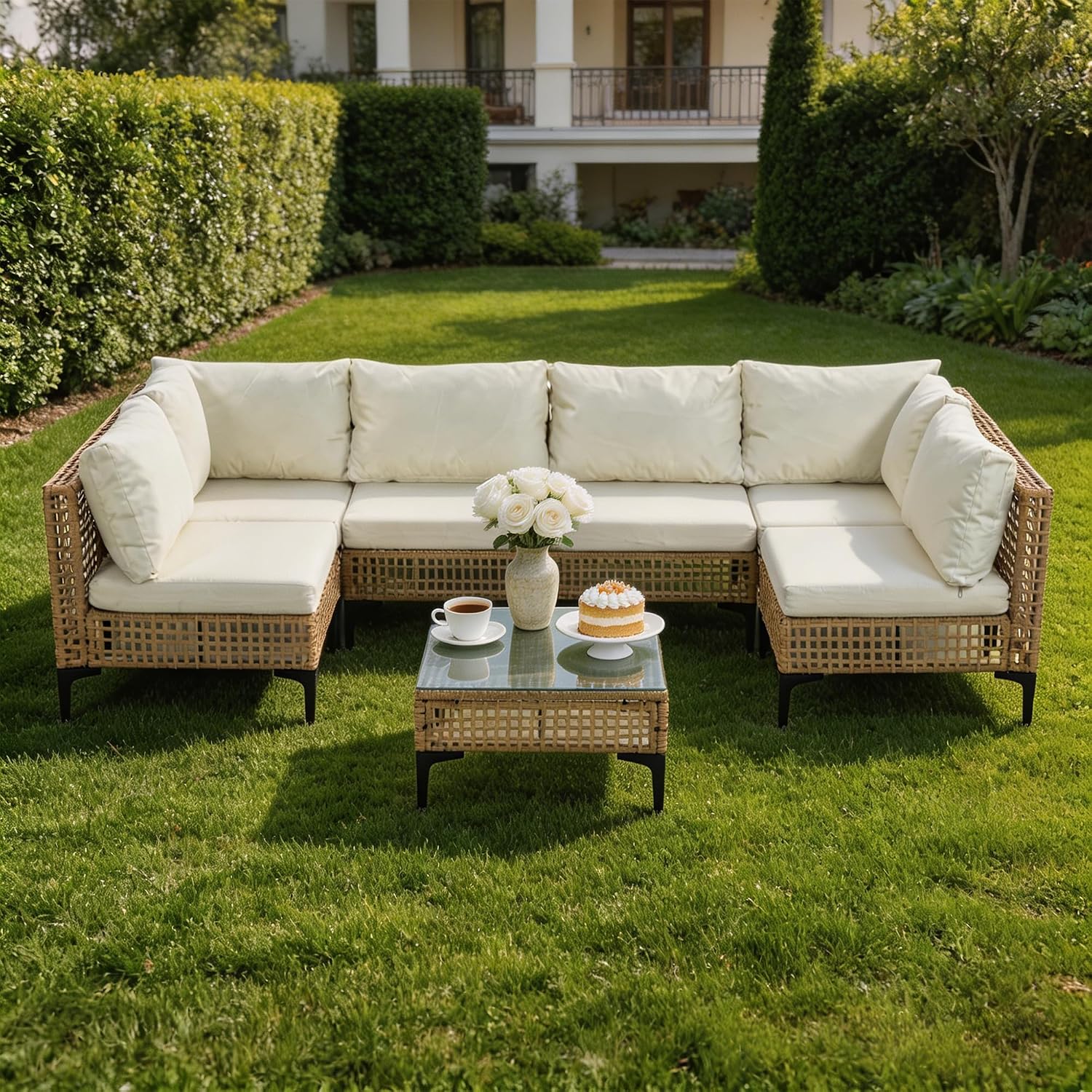 Juego de Muebles de Jardín de  - Outdoor Furniture Luxury reseña y precio
