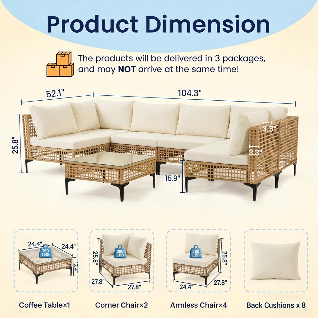 Juego de Muebles de Jardín de  - Outdoor Furniture Luxury reseña y precio