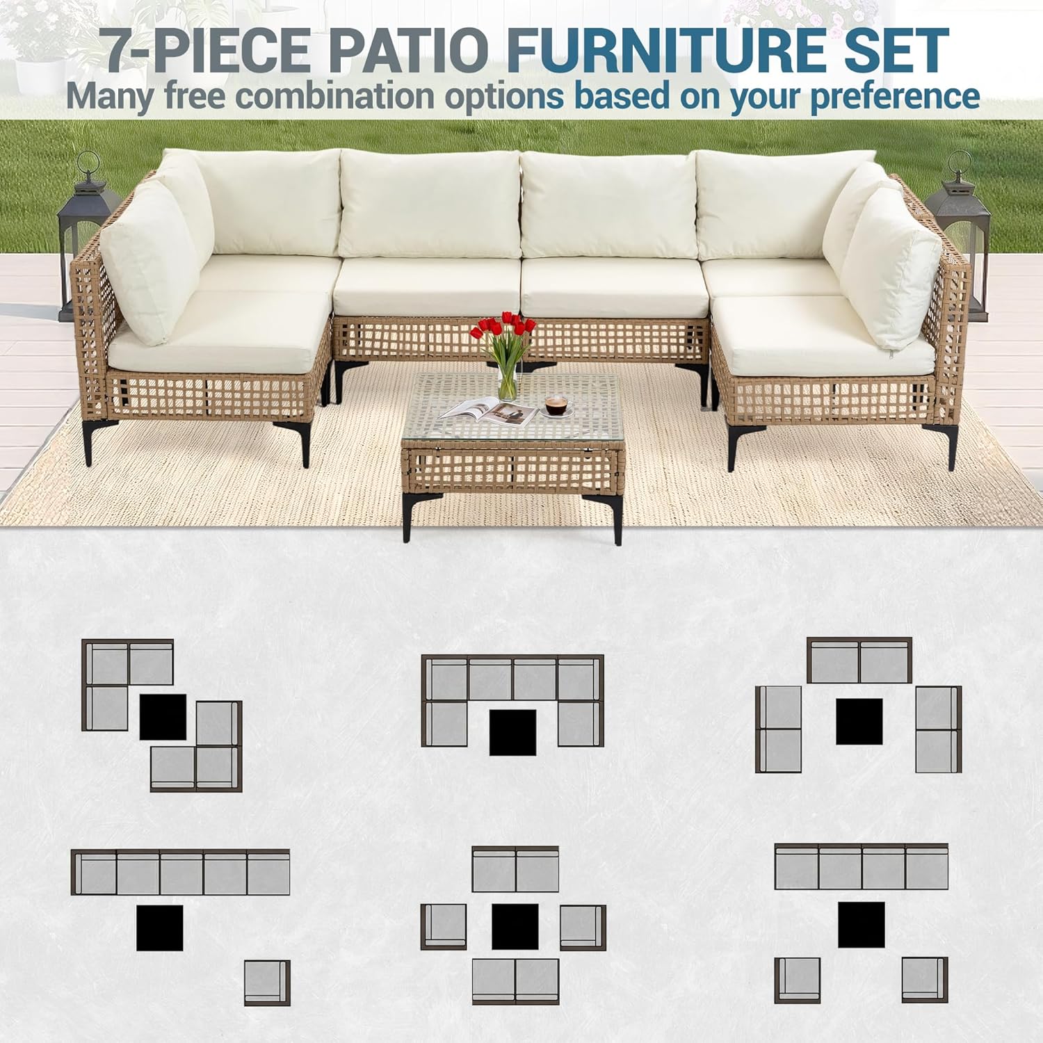 Juego de Muebles de Jardín de  - Outdoor Furniture Luxury reseña y precio