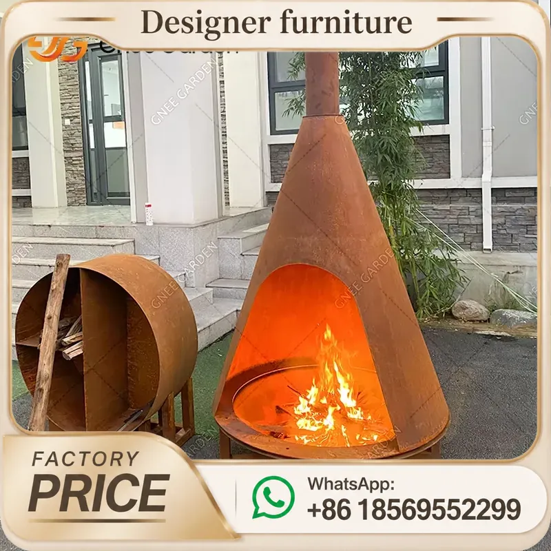 Estufa Portátil de Pellets de  - Outdoor Furniture Wood reseña y precio