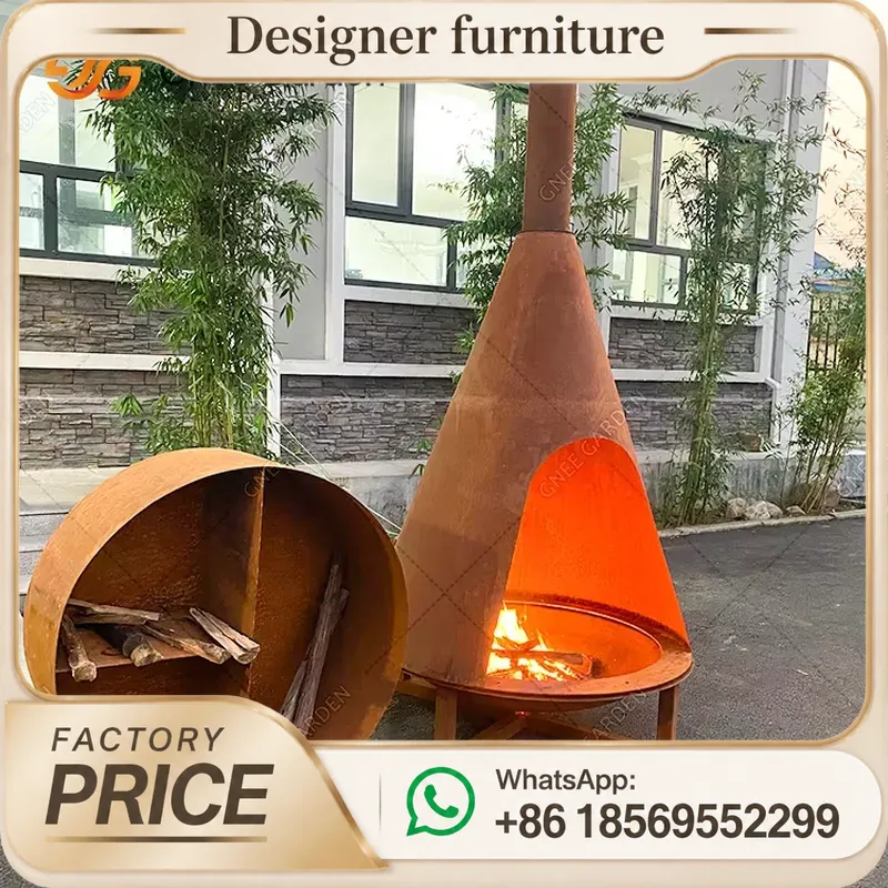 Estufa Portátil de Pellets de  - Outdoor Furniture Wood reseña y precio