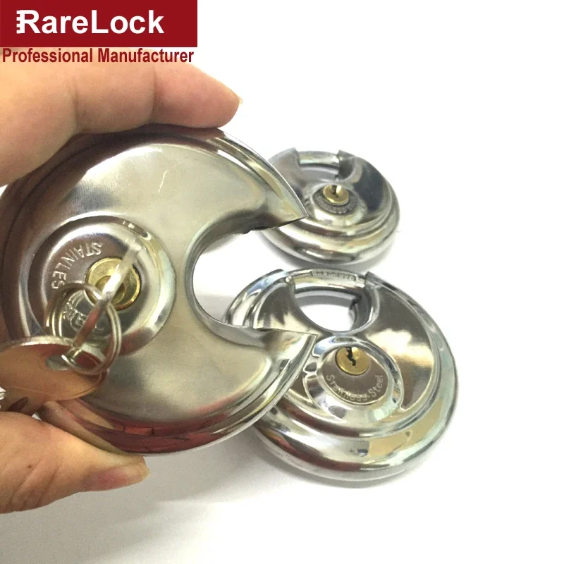 Candado de acero circular con  - Outdoor Furniture Diy reseña y precio