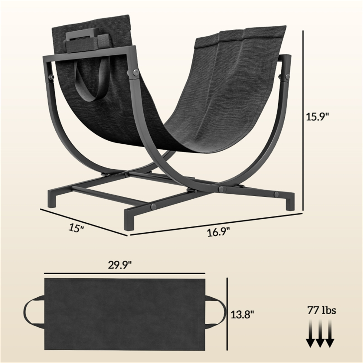Soporte para Leña de Exterior, - Outdoor Furniture Wood reseña y precio