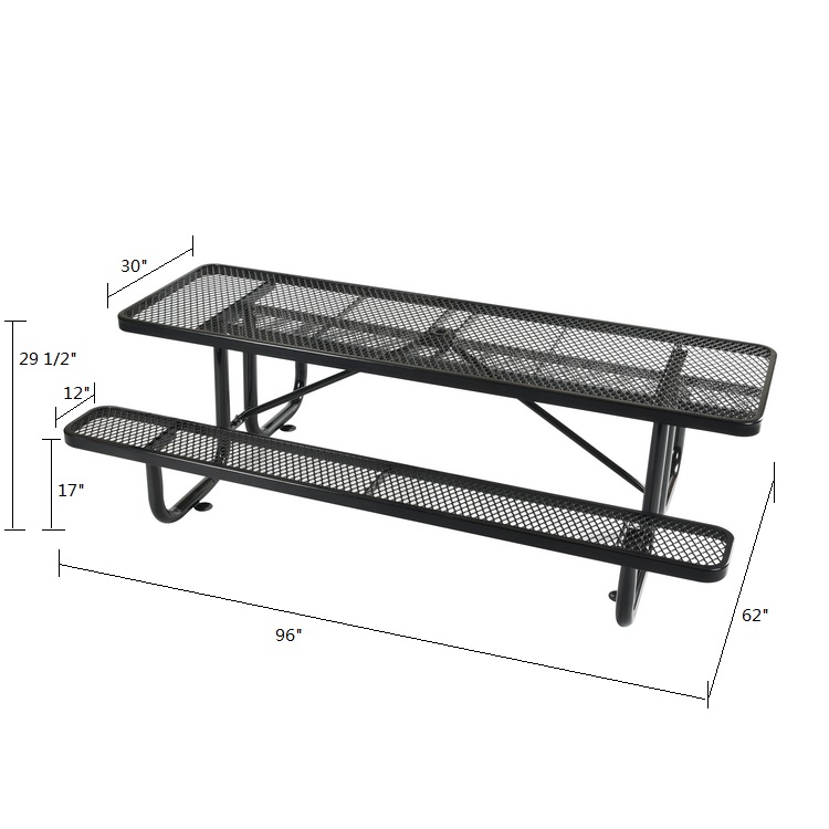 Juego de Mesa y Sillas Rectang - Outdoor Furniture Metal Chairs reseña y precio