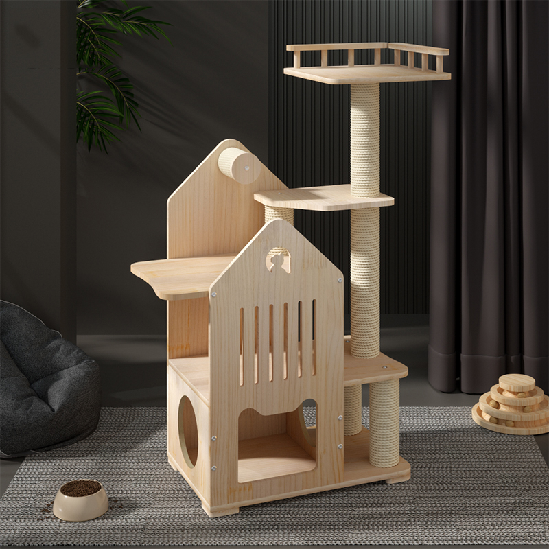 Árbol para Gatos de Madera Nat - Outdoor Furniture Luxury reseña y precio