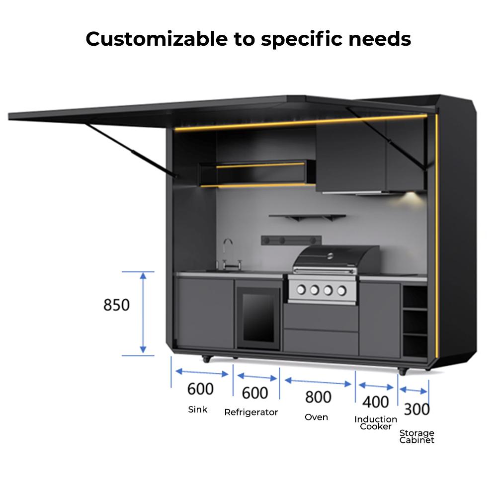 Cocina Exterior Moderna en Con - Outdoor Furniture Diy reseña y precio