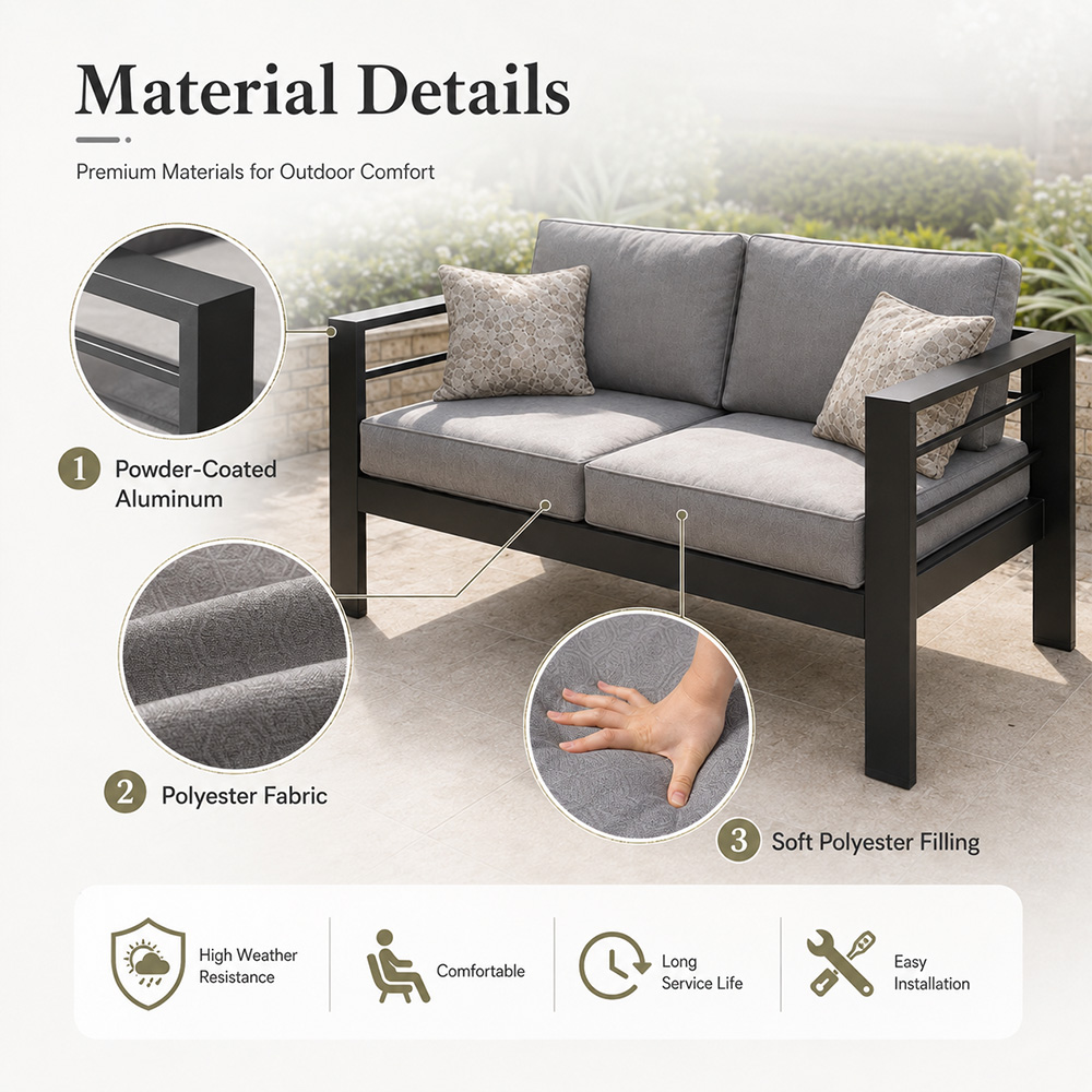 Juego de Muebles de Jardín de  - Outdoor Furniture Luxury reseña y precio