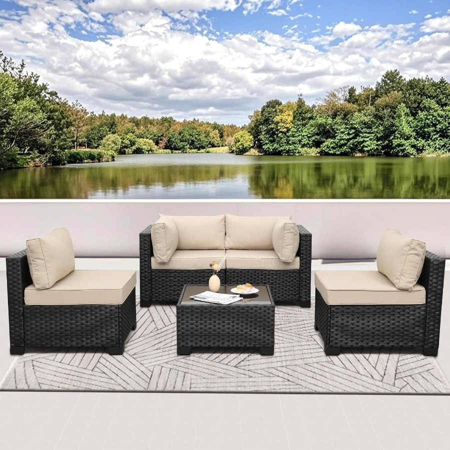 Juego de muebles de exterior p - Outdoor Furniture Metal Chairs reseña y precio