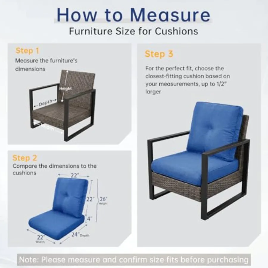 Juego de 3 cojines para mueble - Outdoor Furniture Luxury reseña y precio