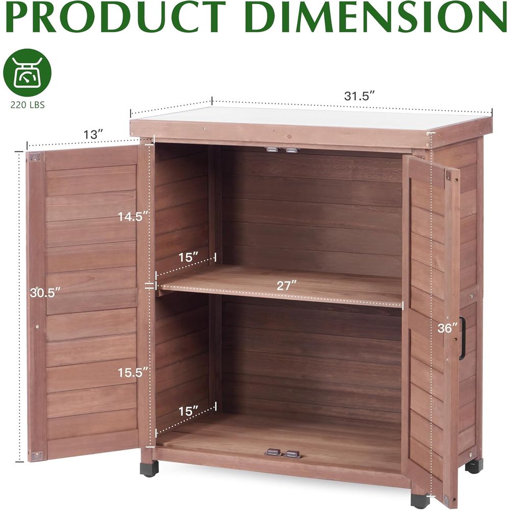 Mueble de Almacenamiento Exter - Outdoor Furniture Wood reseña y precio