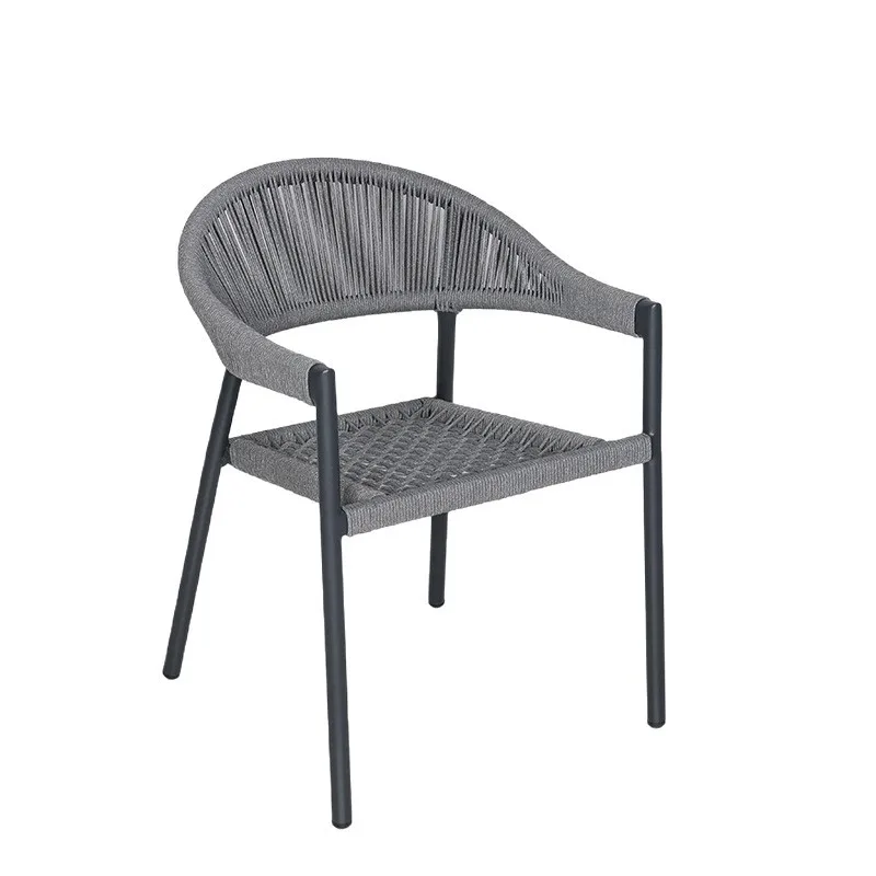 Silla de comedor de ratán con  - Outdoor Furniture Metal Chairs reseña y precio