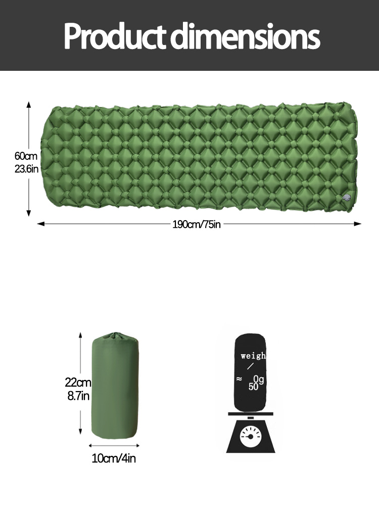 Colchón Inflable para Acampar, - Outdoor Daybed Furniture reseña y precio